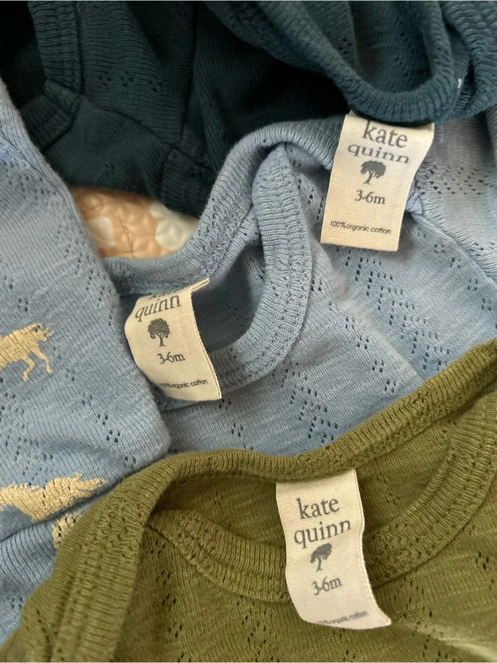 Kate Quinn 3-6 month organic cotton lot